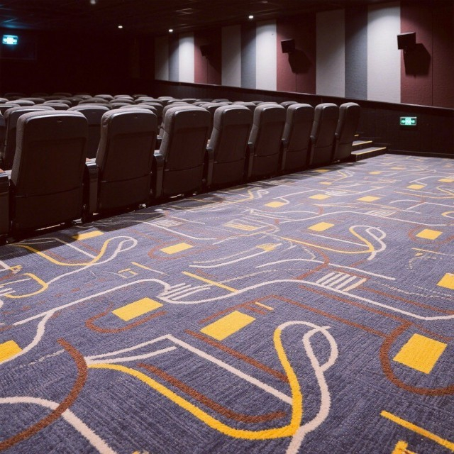 Axminster Carpet for Recreation Venues Cinema