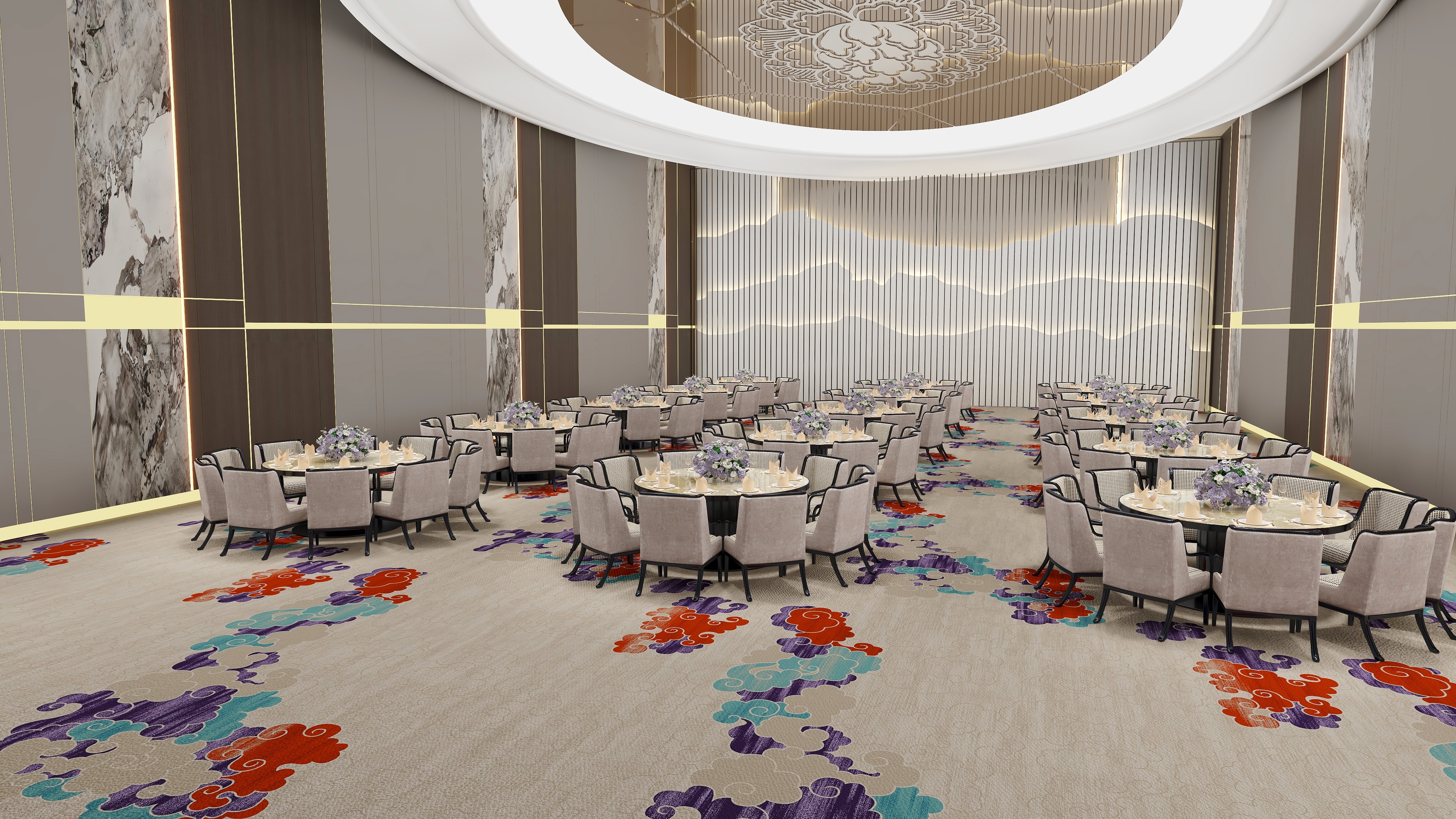Hotel Banquet Hall Axminster Carpet
