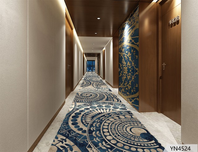 Axminster Area Rug for Hotel Corridor