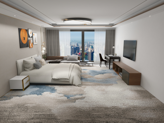 Hotel Guest Room Axminster Carpet