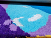 Axminster carpet with hand-crafted