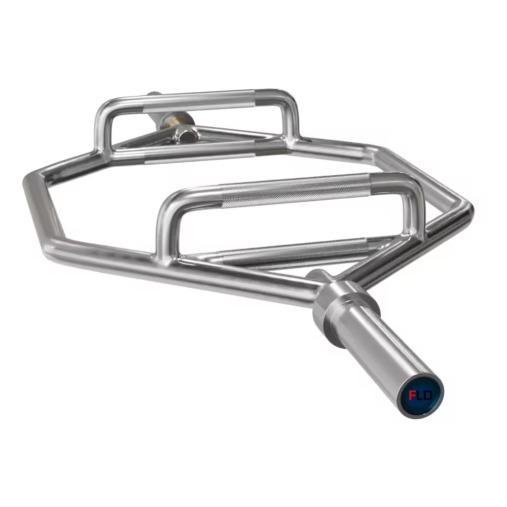  Chromed Hex Trap Barbell Bar