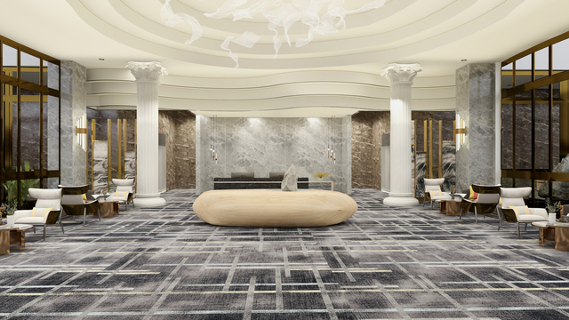 Hotel Lobby Axminster Carpet