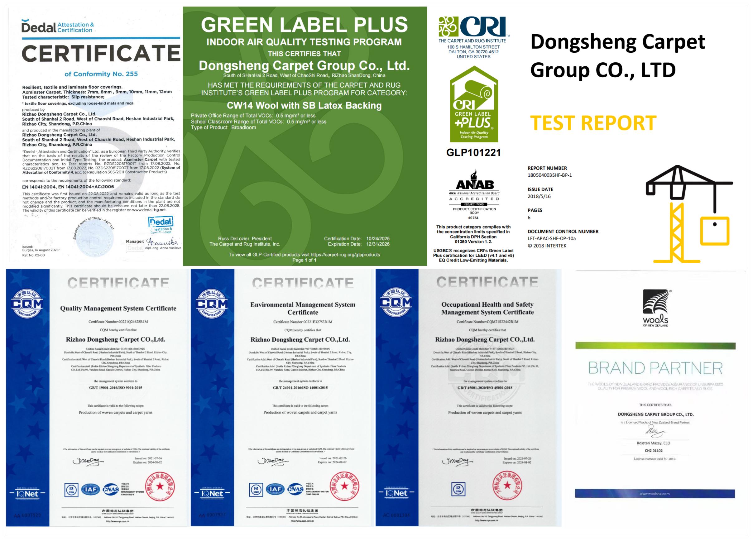 Bfl-s1 Flame Retardant Certificate, EN 13501-1 Based