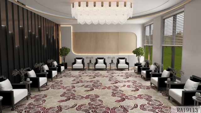 Hotel Receiption Room Axminster Carpet