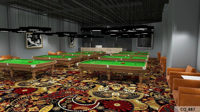  Axminster Carpet for Billiard Room