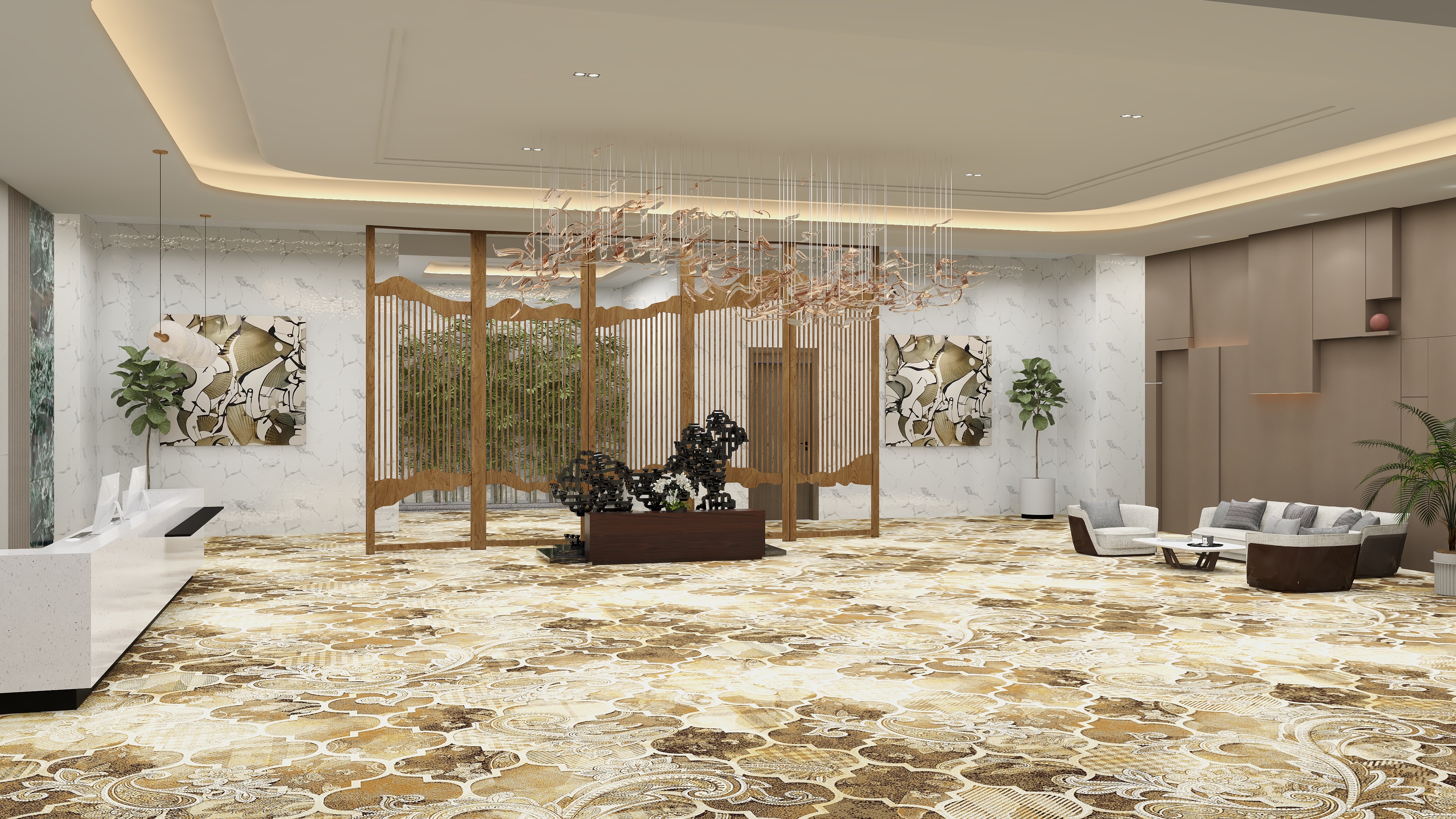 Hotel Lobby Axminster Carpet