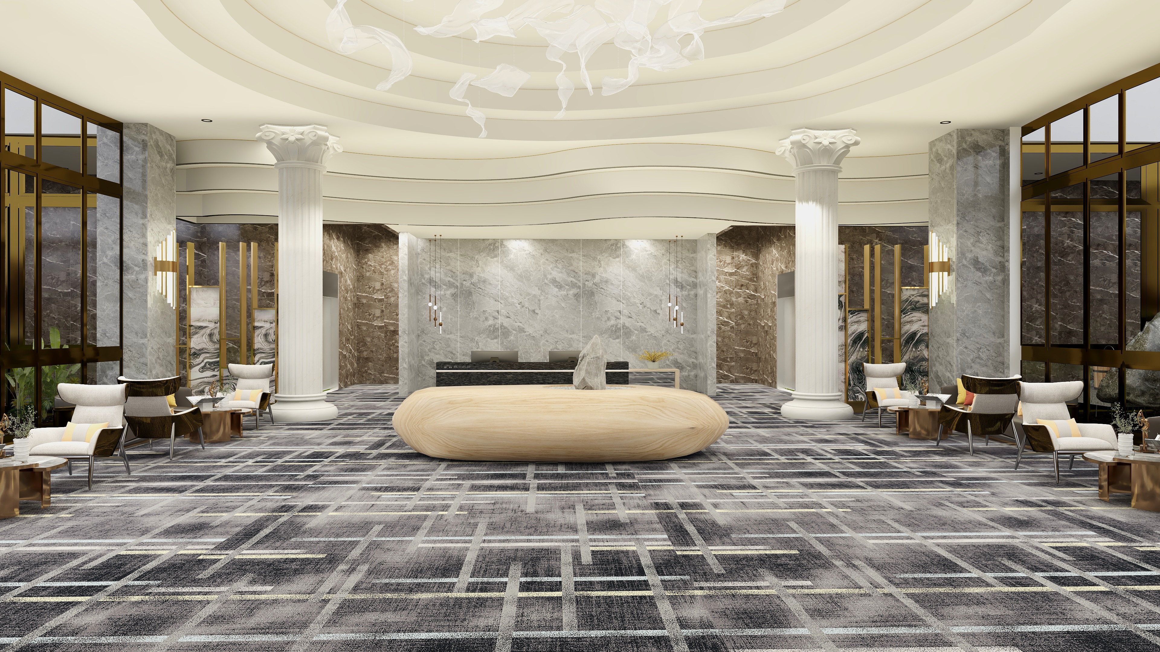 Lobby Axminster Carpet